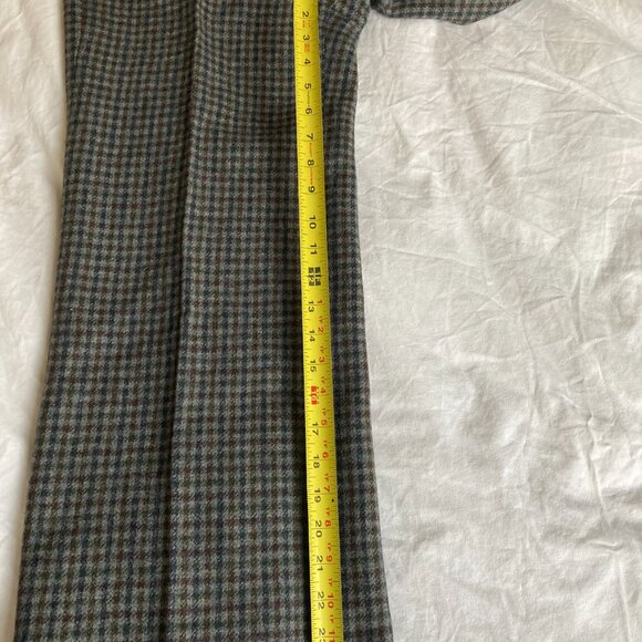 JCrew Wide Leg Plaid Wool Cropped Pants, size 2 - Picture 2 of 6